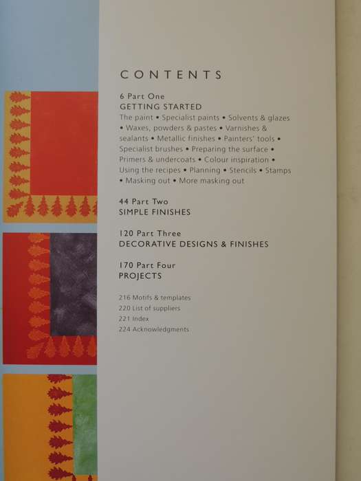 The Complete Book Of Paint: A Sourcebook Of Techniques, Finishes, Designs & Projects -Lynne Robinson