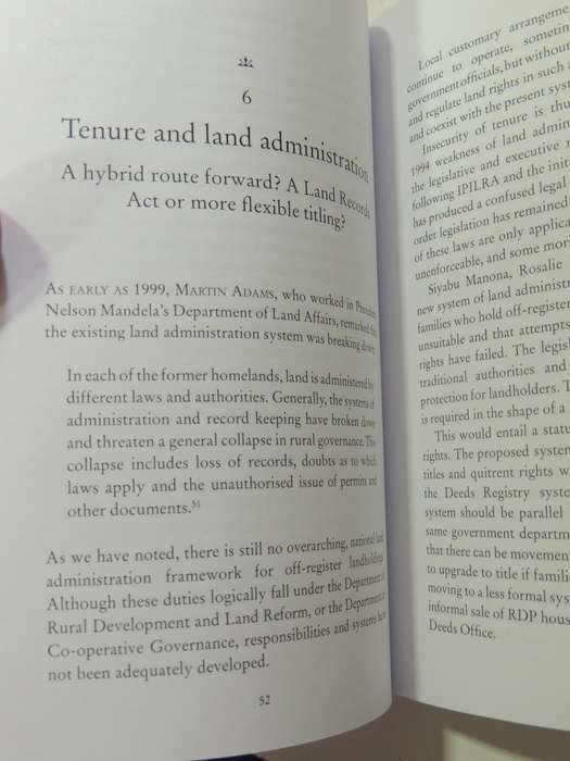 Rights To Land: A Guide To Tenure Upgrading And Restitution In South Africa William Beinart, Peter D