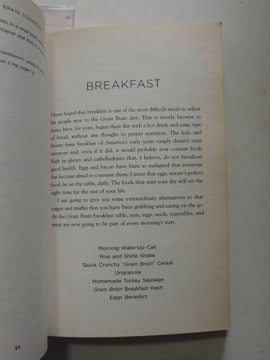 The Grain Brain Cookbook - Dr David Perlmutter