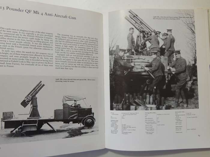 British Artillery Weapons & Ammunition 1914-1918  I.V. Hogg & L.F. Thurston