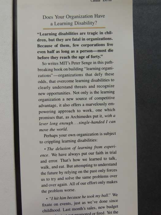 The Fifth Discipline: The Art & Practice Of The Learning Organization- Peter Senge