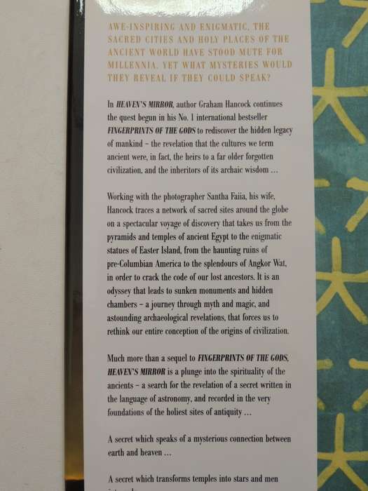 Heaven's Mirror, Quest for the Lost Civilization - Graham Hancock, Santa Faia