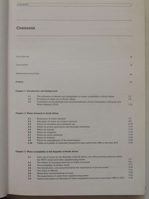 Management Of The Water Resources Of The Republic Of South AfricaDepartment Of Water Affairs