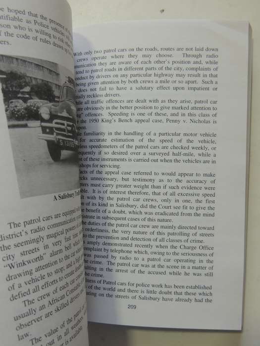 Motoring Memories Of The British South Africa Police (Inscribed) - 1st Edition  P. Huson & B. Woan