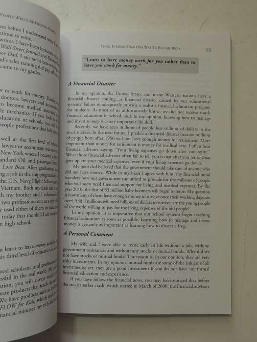 Rich Dad : The Business School For People Who Like Helping People - Robert Kiyosaki, Sharon Lechter