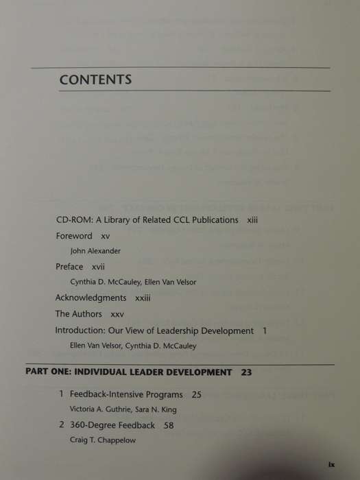 Handbook Of Leadership Development- Cynthia D. McCauley, Ellen Van Velsor