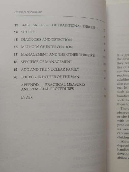 The Hidden Handicap:  Help Children Who Suffer From Dyslexia, Hyperactivity & Learning Difficulties
