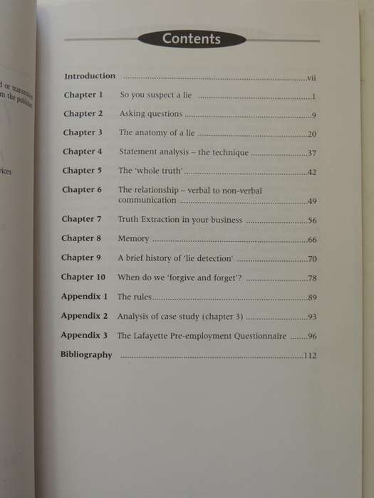 Truth Extraction: How To Read Between The Lies- Malcolm Russel & Clifton Coetzee