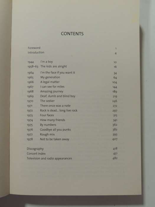 The Complete Chroncile of THE WHO 1958-78, Anyway, Anyhow, Anywhere - Andy Neill, Matt Kent