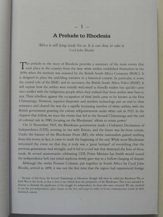 A Brutal State Of Affairs - The Rise And Fall Of Rhodesia  Henrik Ellert & Denis Anderson