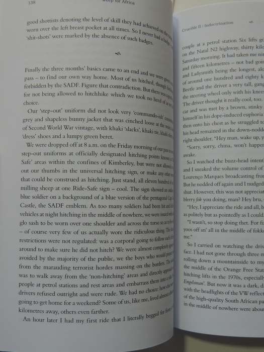 Weep For Africa - A Rhodesian Light Infantry Paratrooper's Farewell To Innocence Jeremy Hall