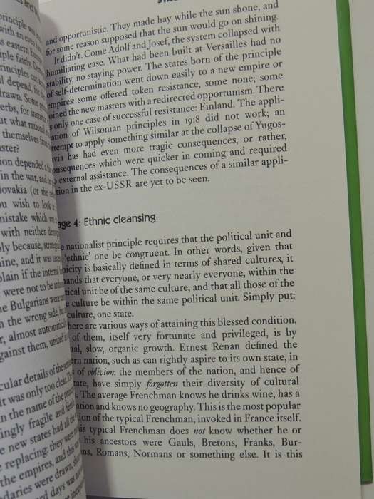 Nationalism - Ernest Gellner