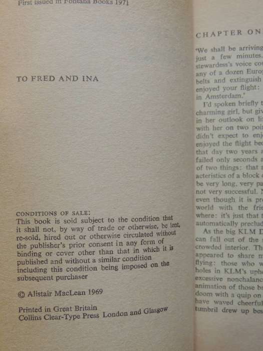 Puppet On A Chain  -Alistair Maclean