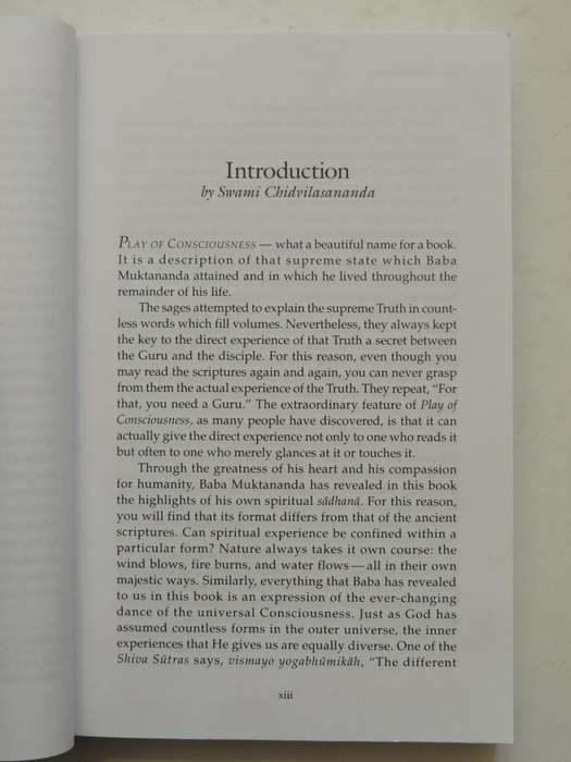 Play Of Consciousness: A Spiritual Autobiography - Swami Muktananda