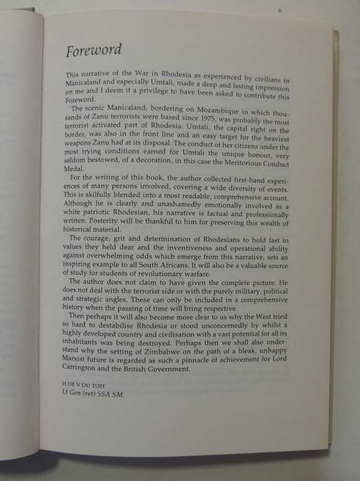When The Going Was Rough - A Rhodesian Story  James MacBruce
