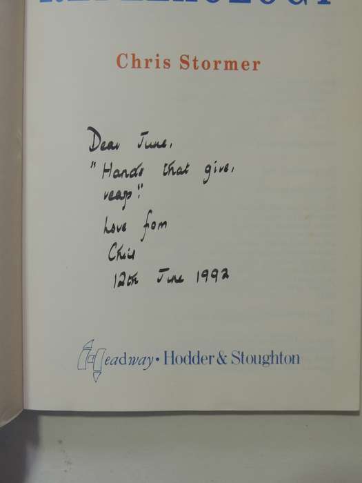 Reflexology - Chris Stormer     (Inscribed)