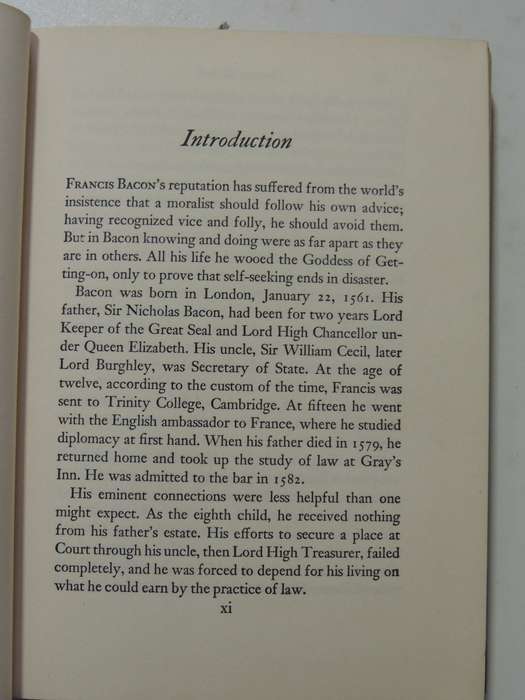 Essays And The New Atlantis - Francis Bacon