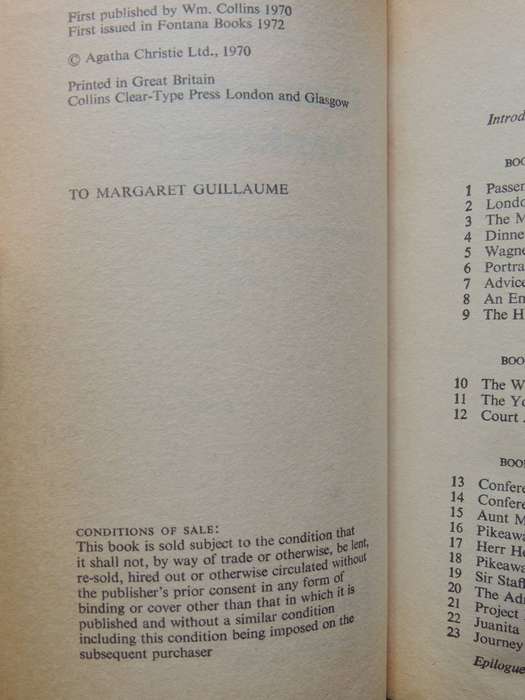A Passenger To Frankfurt - Agatha Christie