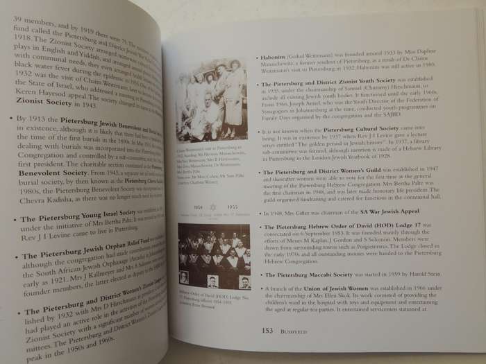 Jewish Life In The South African Country Communities: Vol 1 The Northern Great Escarpment, The Lowve