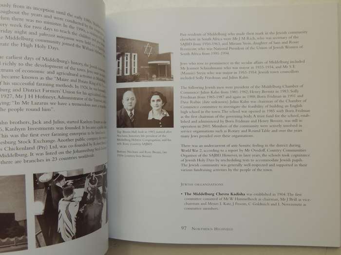 Jewish Life In The South African Country Communities: Vol 1 The Northern Great Escarpment, The Lowve