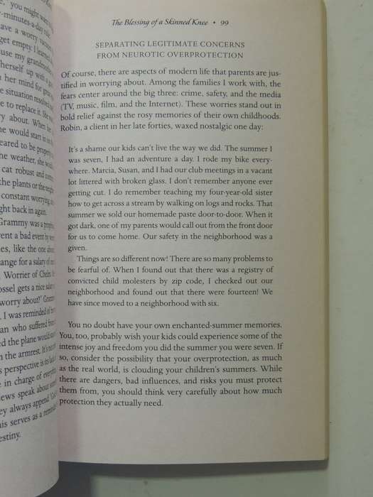 The Blessing Of A Skinned Knee: Using Jewish Teachings To Raise Self-Reliant Children Wendy Mogel Ph