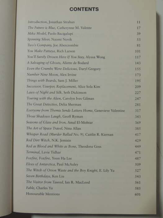 The Best Science Fiction & Fantasy of the Year Vol 11 - Ed. Jonathan Strahan