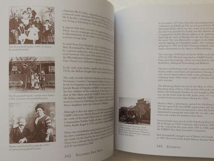 Jewish Life In South African Country Communities: Vol V Goldfields, Mountain Route, Riemland, Southe