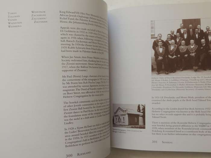 Jewish Life In South African Country Communities: Vol V Goldfields, Mountain Route, Riemland, Southe