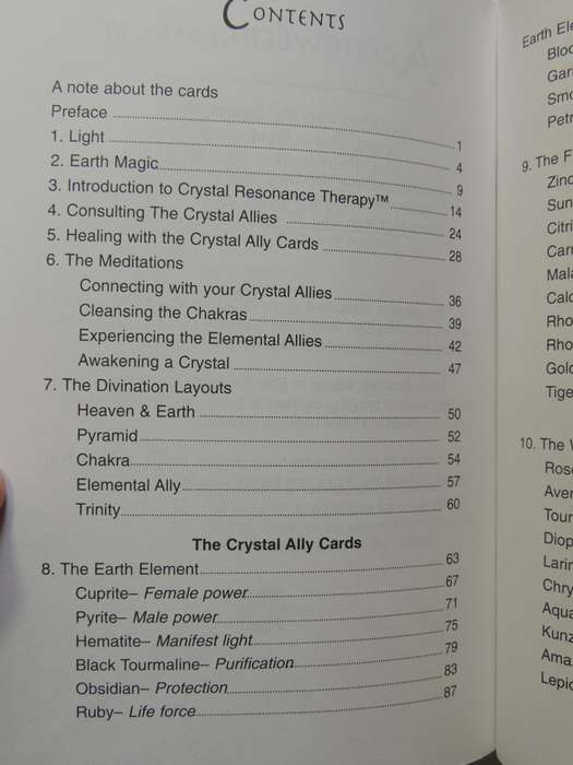 The Crystal Ally Cards: The Crystal Path To Self Knowledge - Naisha Ahsian  No Cards, only the book!