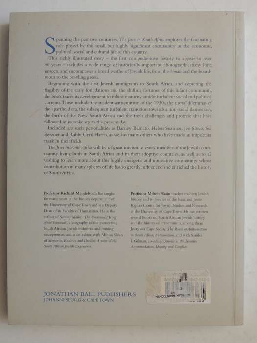 The Jews In South Africa: An Illustrated History (Revised 2nd Edition)Richard Mendelsohn & Milton S