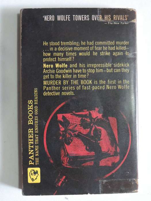 Murder By The Book (1st UK P/B Edition 1963) - Rex Stout
