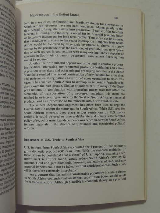 The American People And South Africa- ed Alfred O Hero & John Barratt