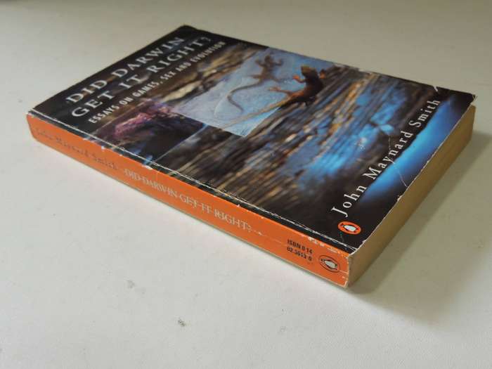 Did Darwin Get It Right?: Essays On Games, Sex And Evolution- John Maynard Smith
