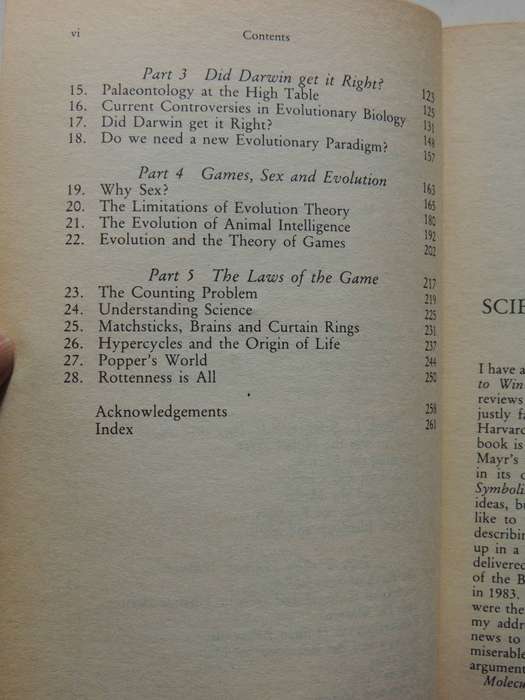 Did Darwin Get It Right?: Essays On Games, Sex And Evolution- John Maynard Smith