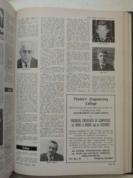 The Reef Vol 58 January 1972 & December 1972