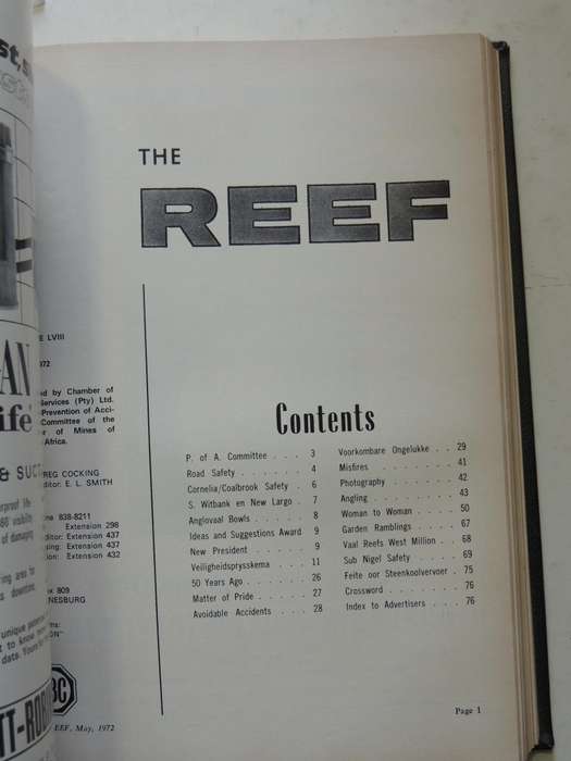 The Reef Vol 58 January 1972 & December 1972