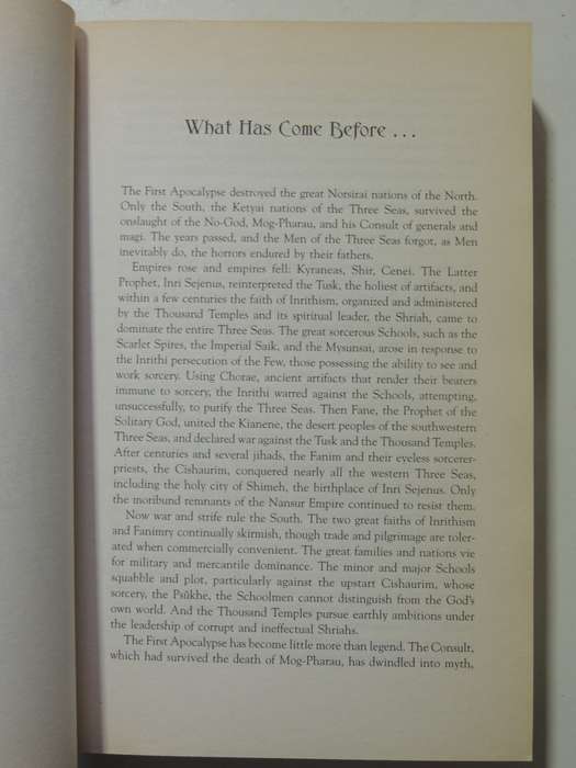 The Warrior Prophet - The Prince of Nothing Book 2 - R Scott Bakker