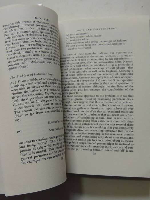 Philosophy: An Outline For The Intending Student - ed R.J. Hirst