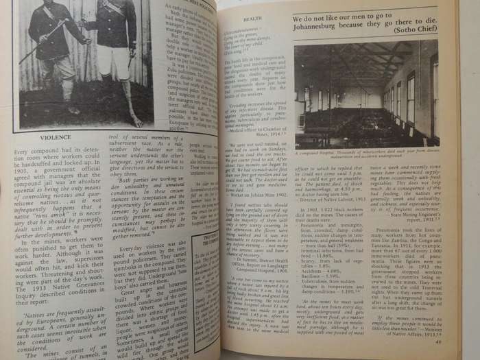 A People's History Of South Africa Vol 1: Gold And Workers 1886-1924 - Luli Callinicos