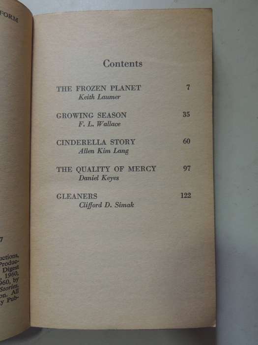 The Frozen Planet And Other Stories - Various