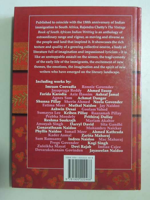 The Vintage Book of South African Indian Writing - Rajendra Chetty