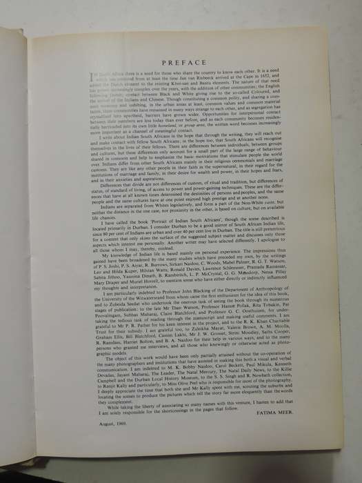 Portrait of Indian South Africans - Fatima Meer  Ltd Ed. 372/500, Signed
