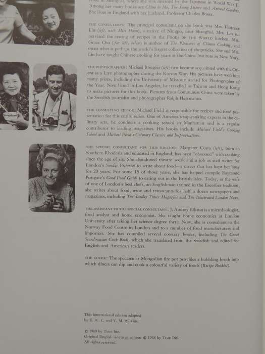 Time-Life Foods Of The World: The Cooking Of China - Emily Hahn  (2 volumes)