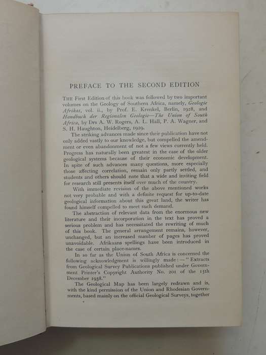 The Geology Of South Africa (2nd Edition, Revised And Enlarged 1939) - Alex L. Du Toit