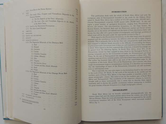 The Precambrian Geology Of South West Africa And Namaqualand - Henno Martin