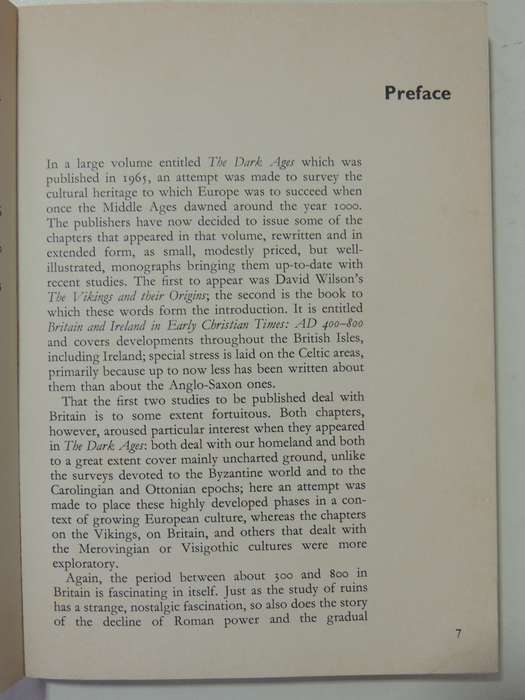 Britain And Ireland In Early Christian Times AD400-800 - Charles Thomas