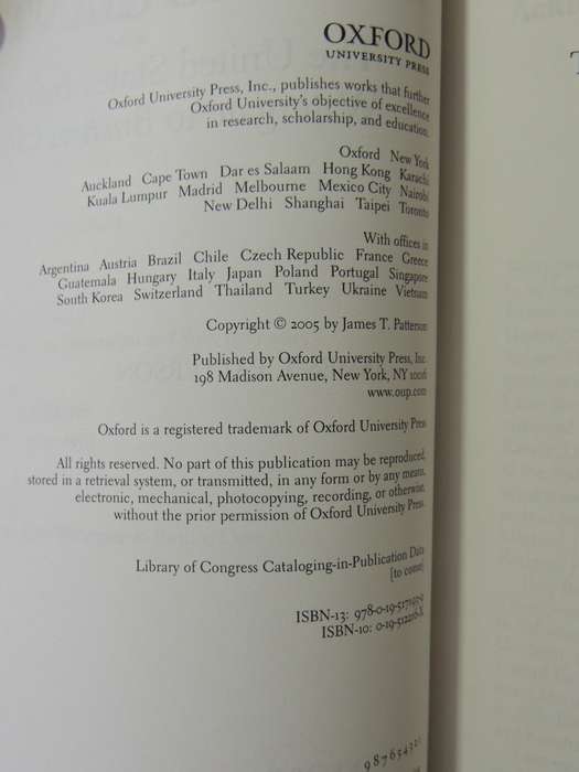 Restless Giant: The United States From Watergate To Bush V Gore- James T. Patterson