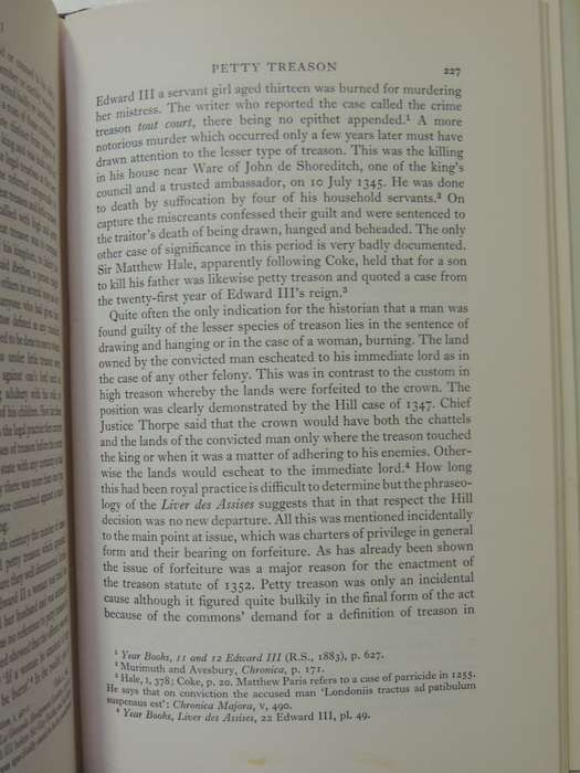The Law Of Treason In England In The Later Middle Ages - J.G. Bellamy