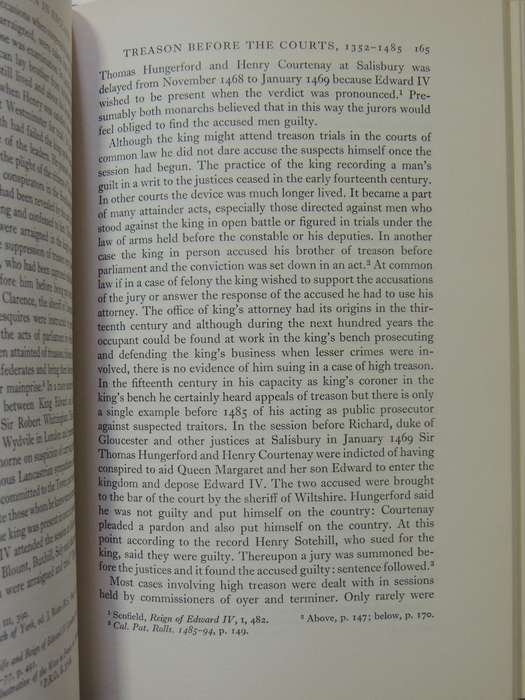 The Law Of Treason In England In The Later Middle Ages - J.G. Bellamy