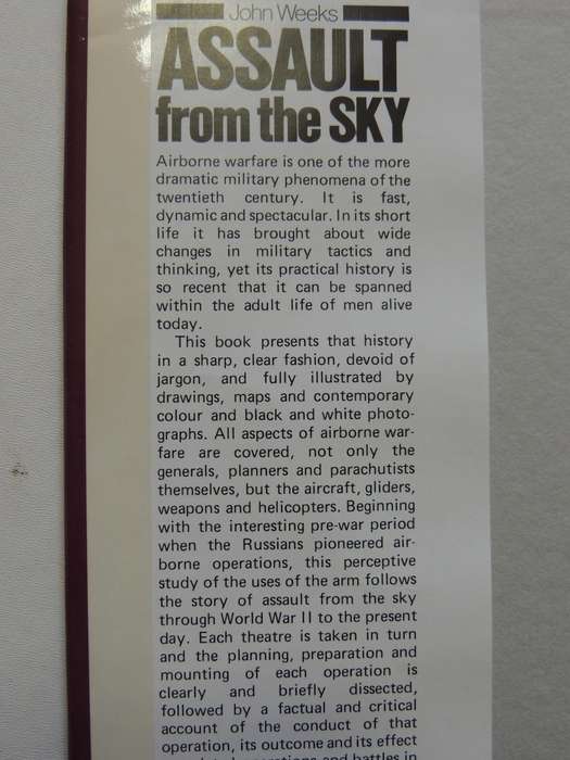 Assault From The Sky: A History Of Airborne Warfare- John Weeks